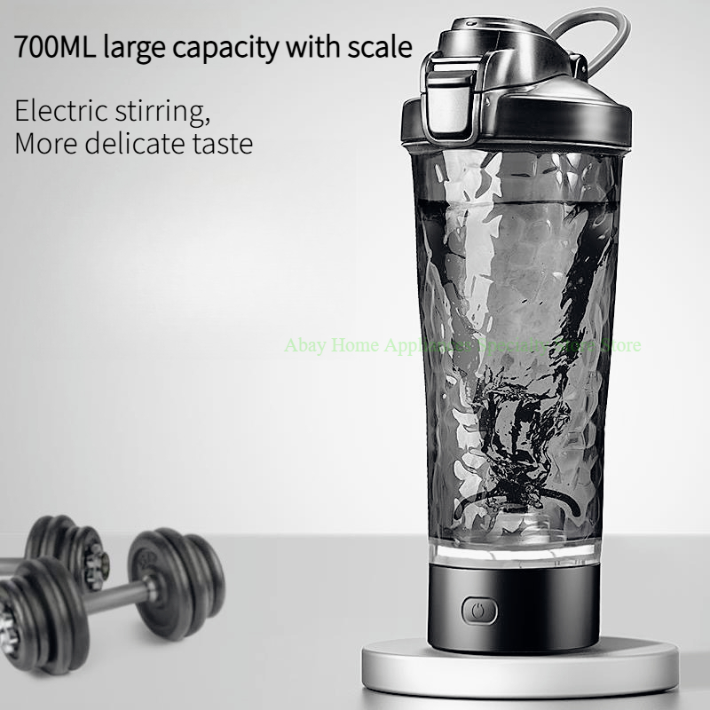 Protein Bar - Botella Mezcladora Eléctrica Recargable de 700ML,