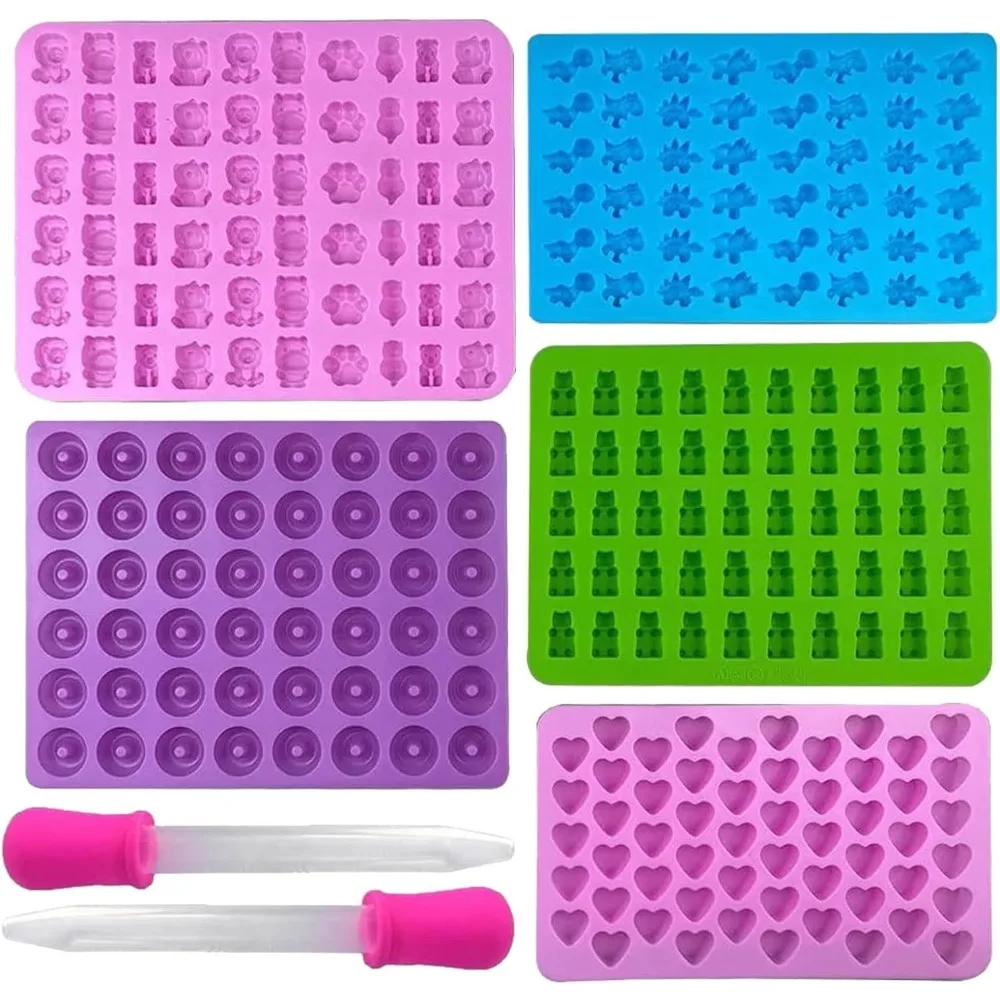 Gummy Candy - Moldes de silicona para dulces con