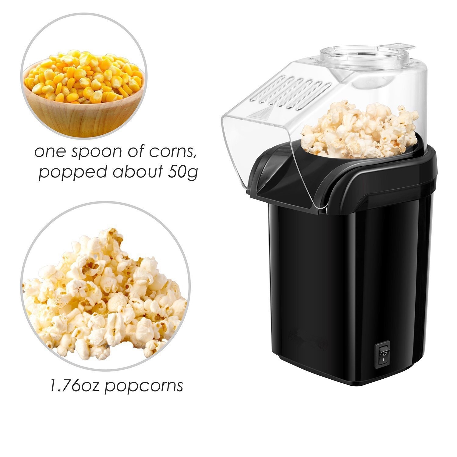Máquina para hacer palomitas d - Popcorn reseña y precio