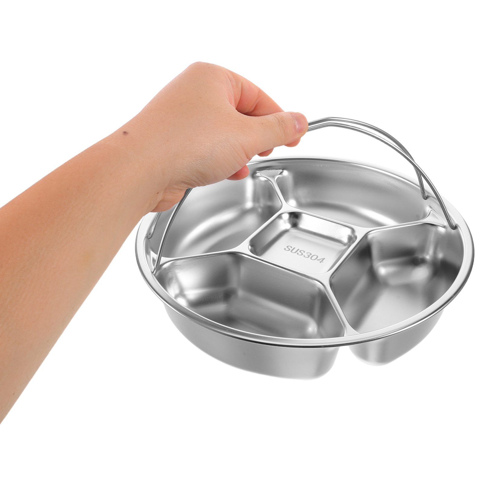 Bandeja de Servicio Dividida d - Healthy Snacks Food reseña y precio